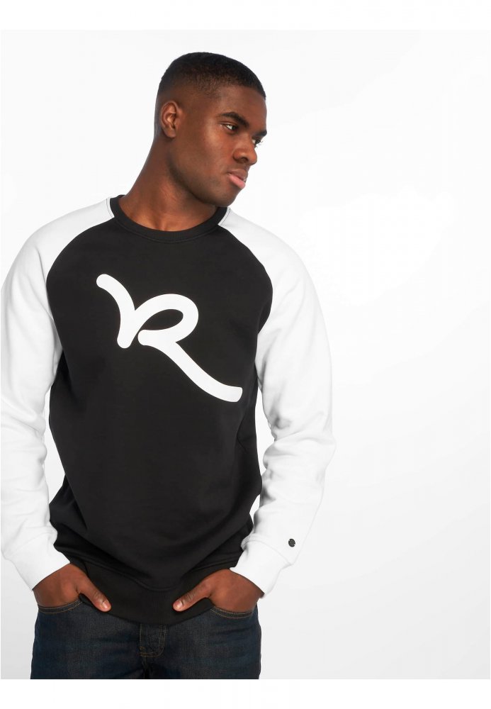 Rocawear Logo Crewneck - black/white 3XL