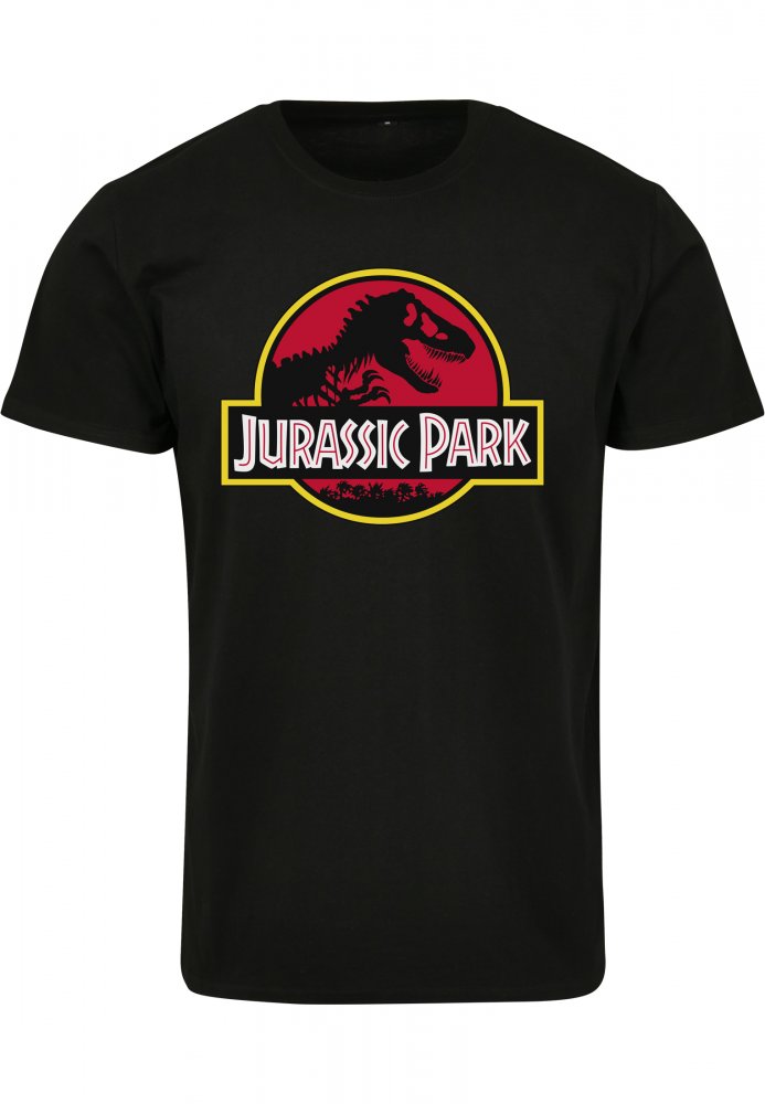 Jurassic Park Logo Tee - black XL