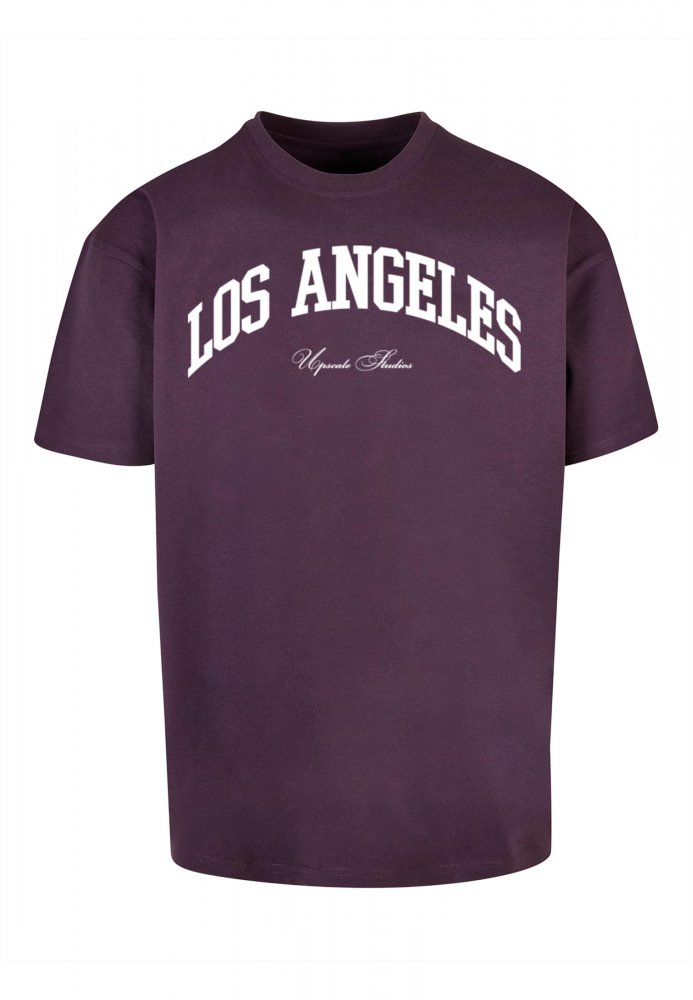 L.A. College Oversize Tee - purplenight L