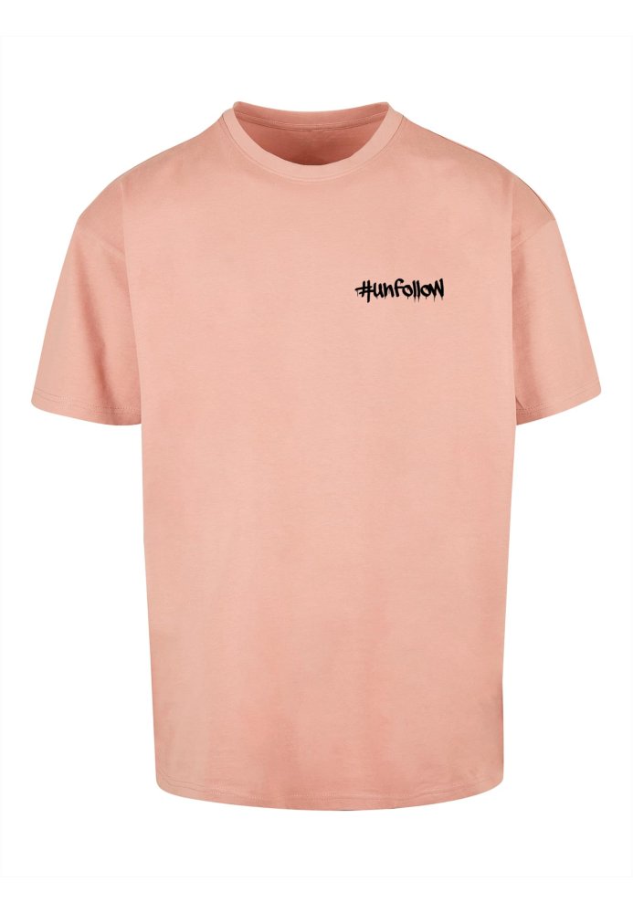 Unfollow front X Oversize Tee - amber XL