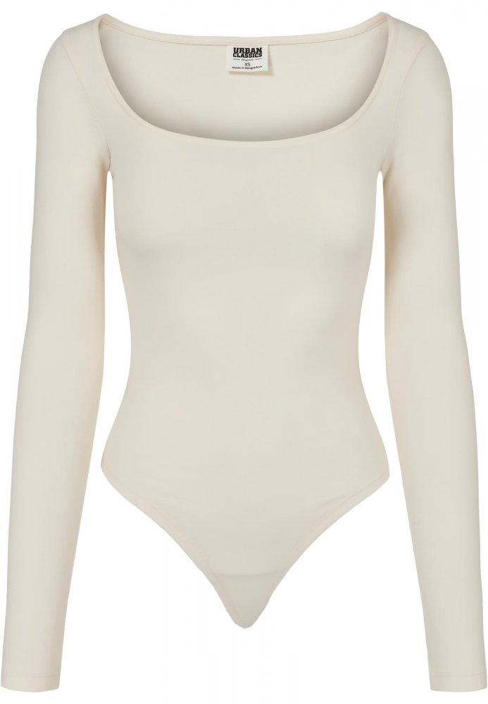 Ladies Organic Longsleeve Body - whitesand 3XL