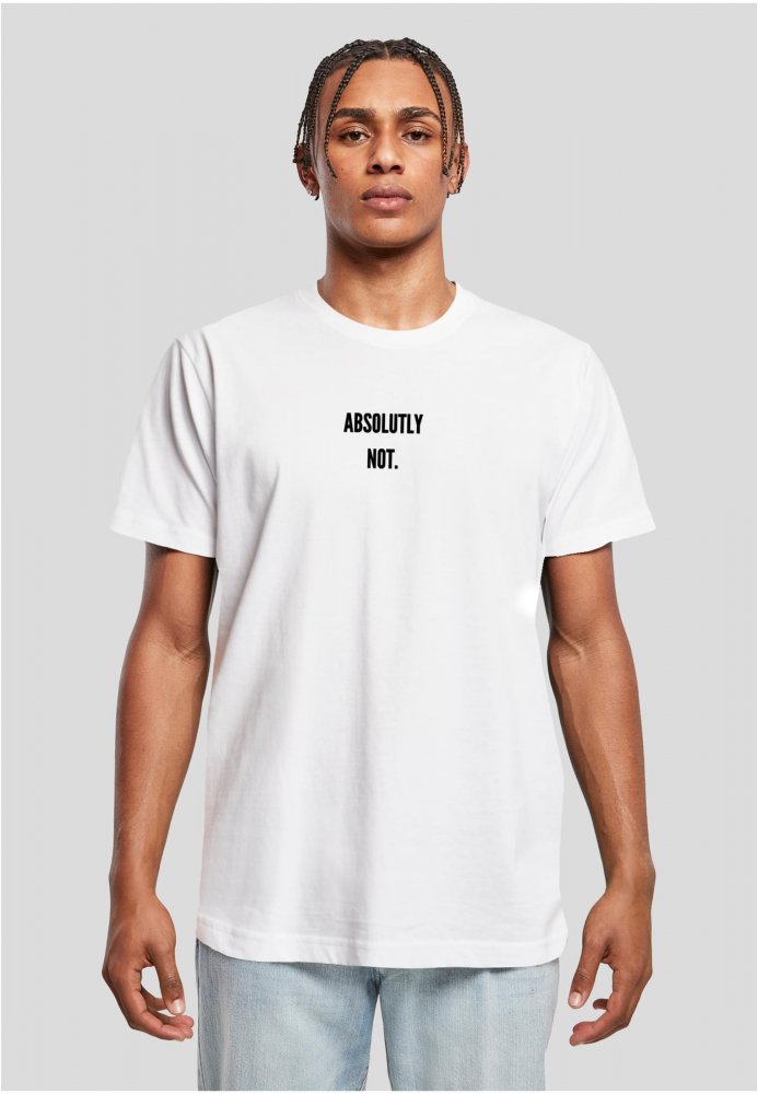 Absolutely Not Tee - white 5XL