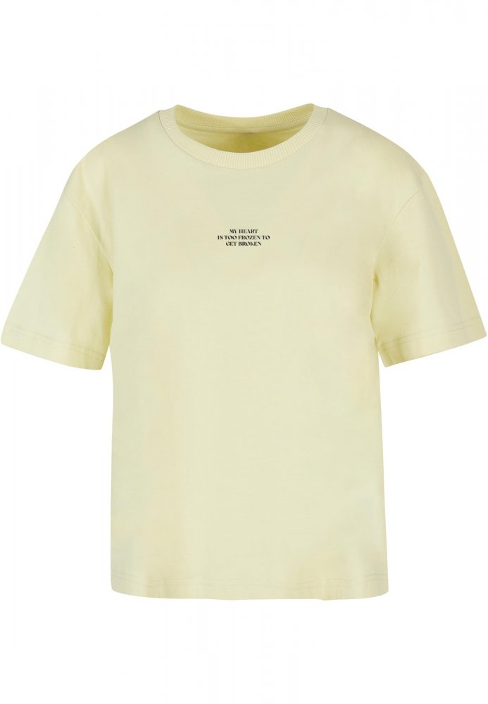 Too Frozen Tee - softyellow M