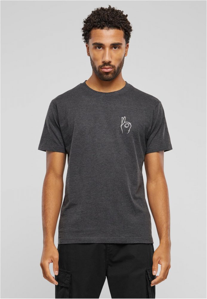 Easy Sign Tee - charcoal M