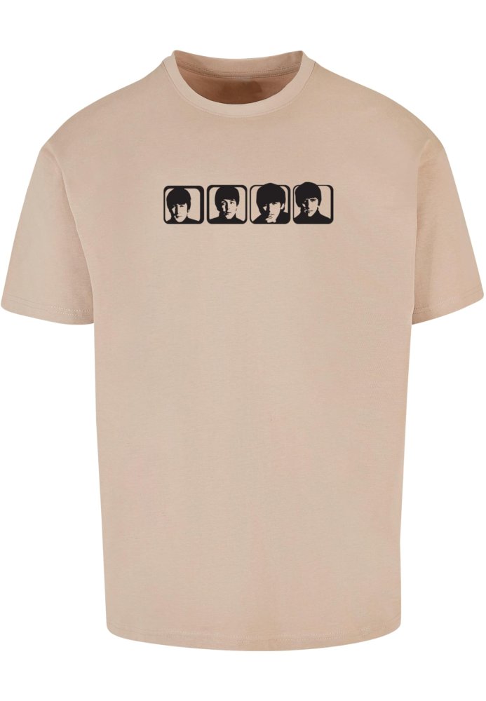 Beatles - Four Heads 2 Heavy Oversize Tee - wet sand XL