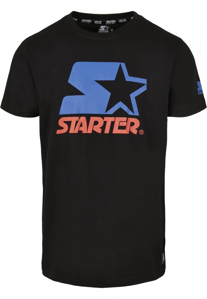 Tričko Starter Two Color Logo Tee - black L