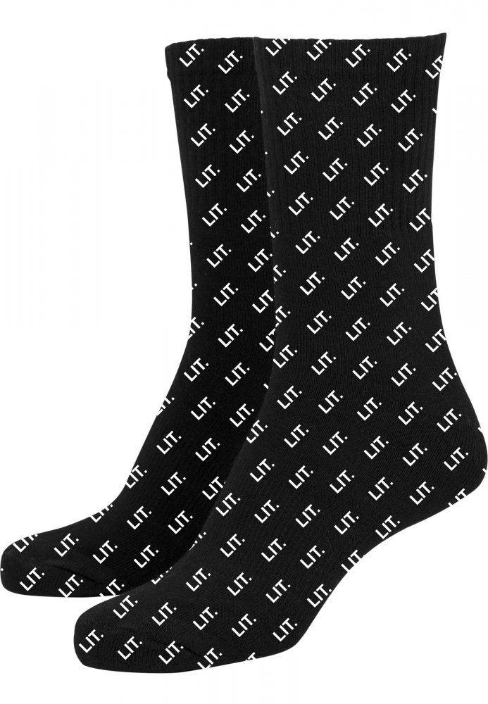 LIT AOP Socks 3-Pack L