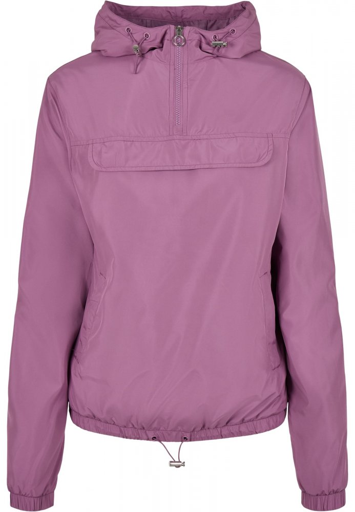 Fialová dámská jarní/podzimní bunda Urban Classics Ladies Basic Pull Over Jacket XL