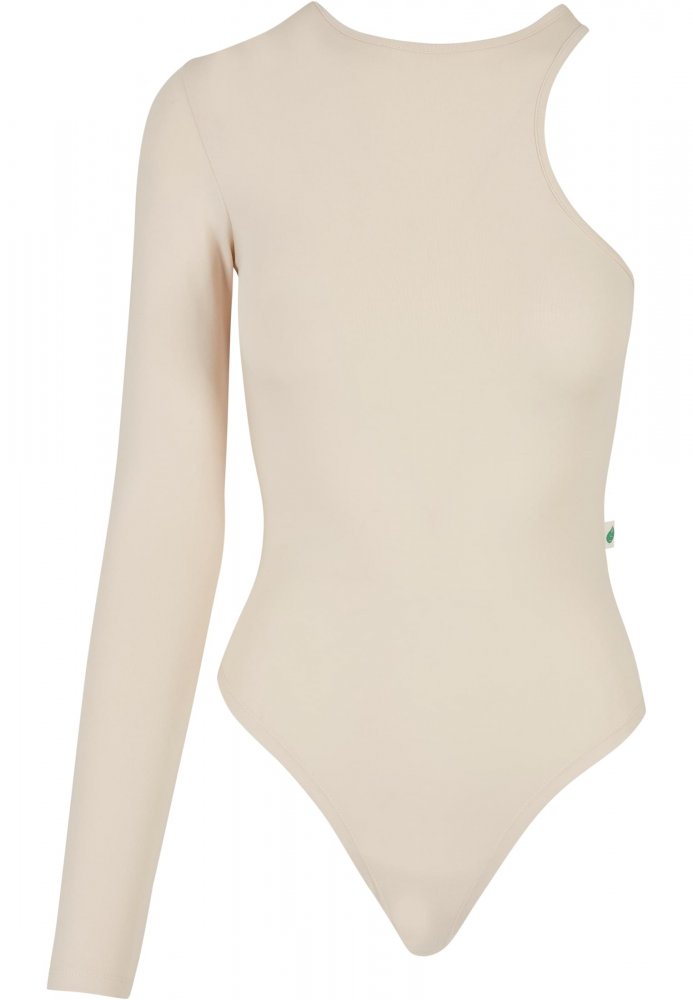 Ladies Organic Stretch Asymmetric Body - whitesand XS
