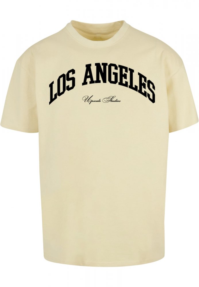 L.A. College Oversize Tee - softyellow XS