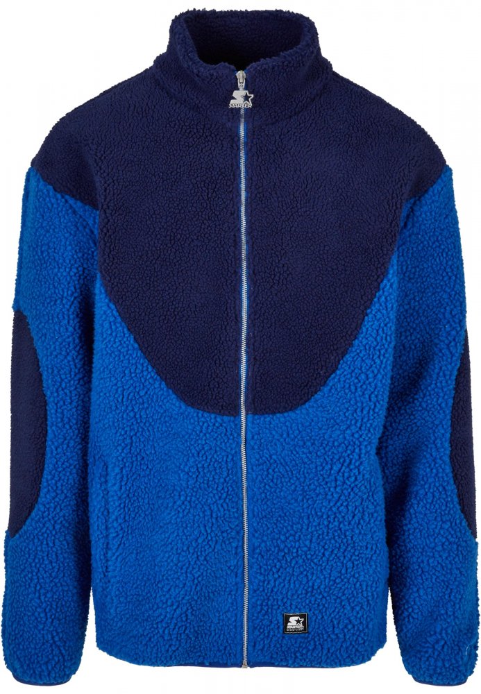 Starter Sherpa Fleece Jacket - cobaltblue/darkblue XXL