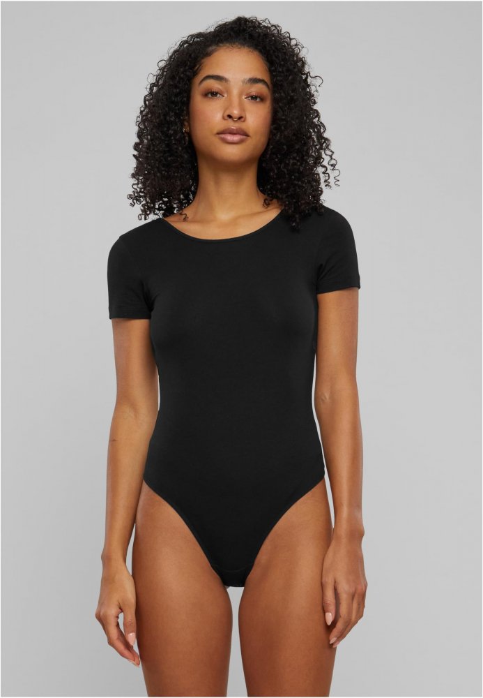 Ladies Organic Stretch Jersey Body - black 4XL
