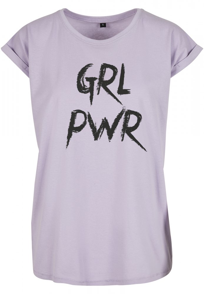 Ladies GRL PWR Tee - lilac XL