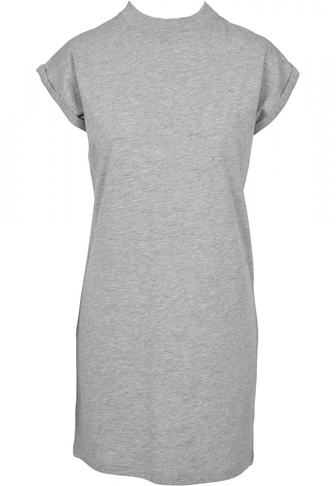 Ladies Turtle Extended Shoulder Dress - grey XS