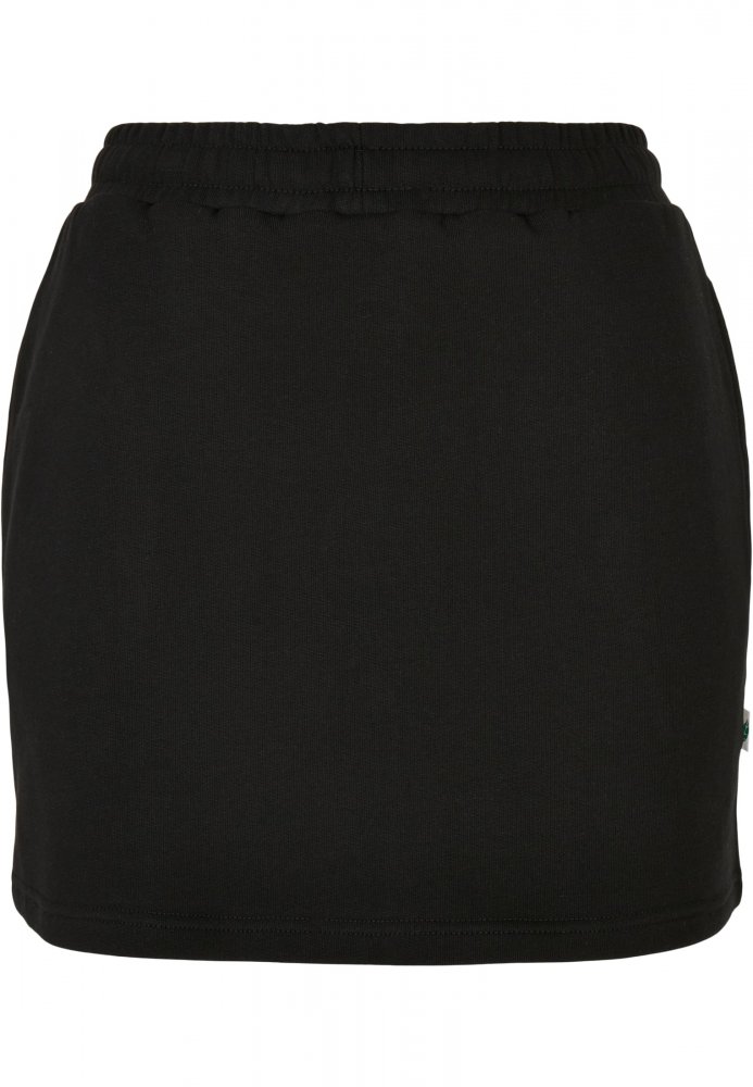 Ladies Organic Terry Mini Skirt - black XXL