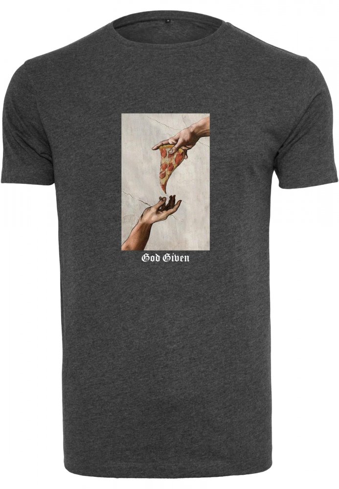 God Given Pizza Tee - charcoal M