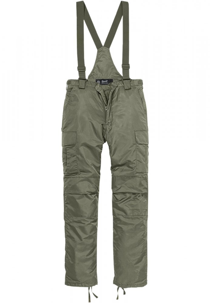 Thermal Dungarees - olive 4XL