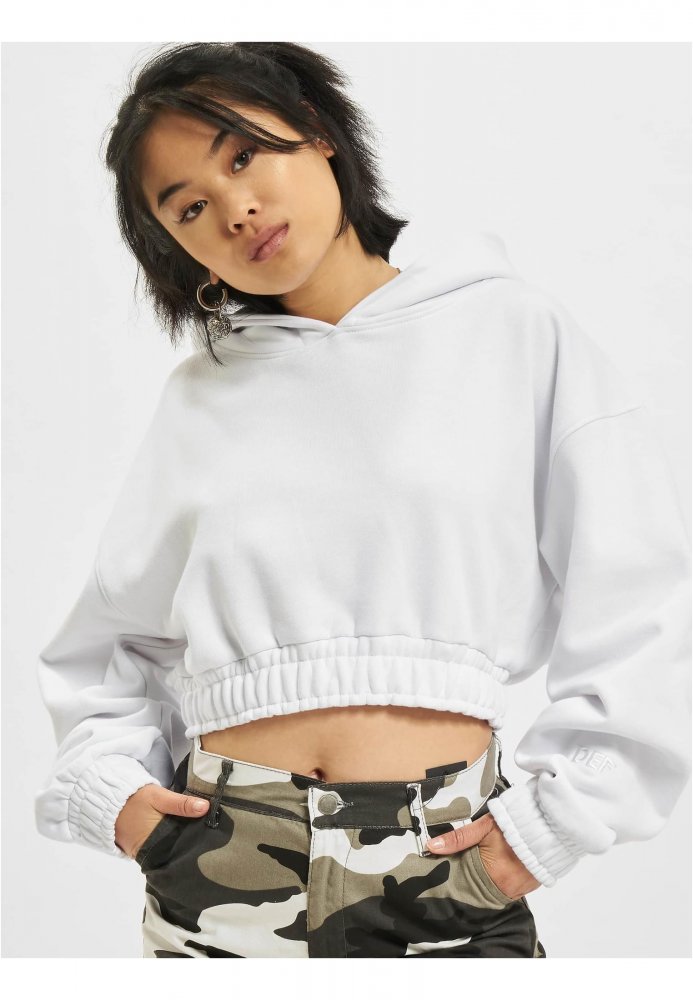 Cropped Hoody - white L