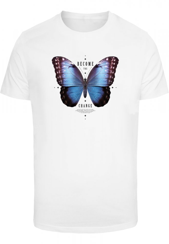 Become the Change Butterfly Tee - white L