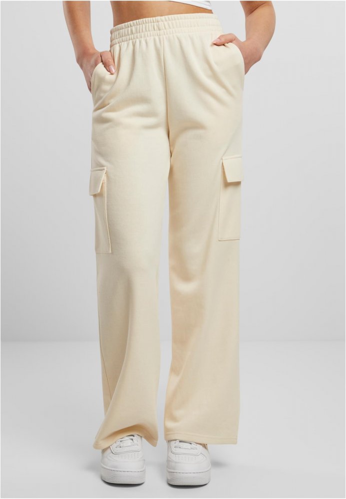 Ladies Baggy Light Terry Sweat Pants - whitesand XL