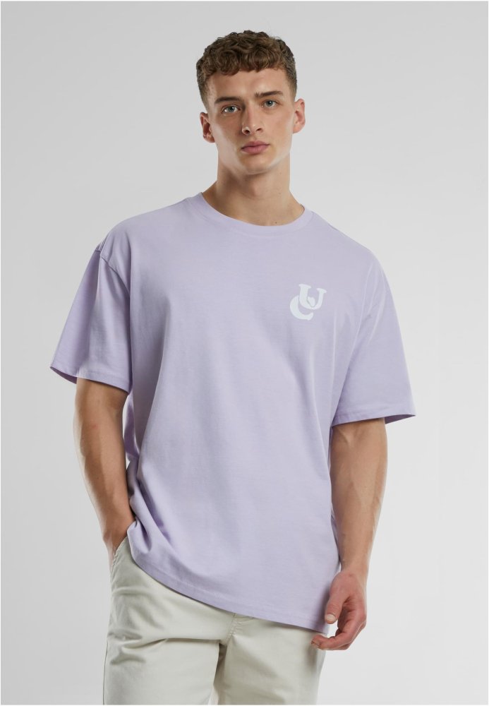 UC Weavy Logo Heavy Oversized Tee - lilac S