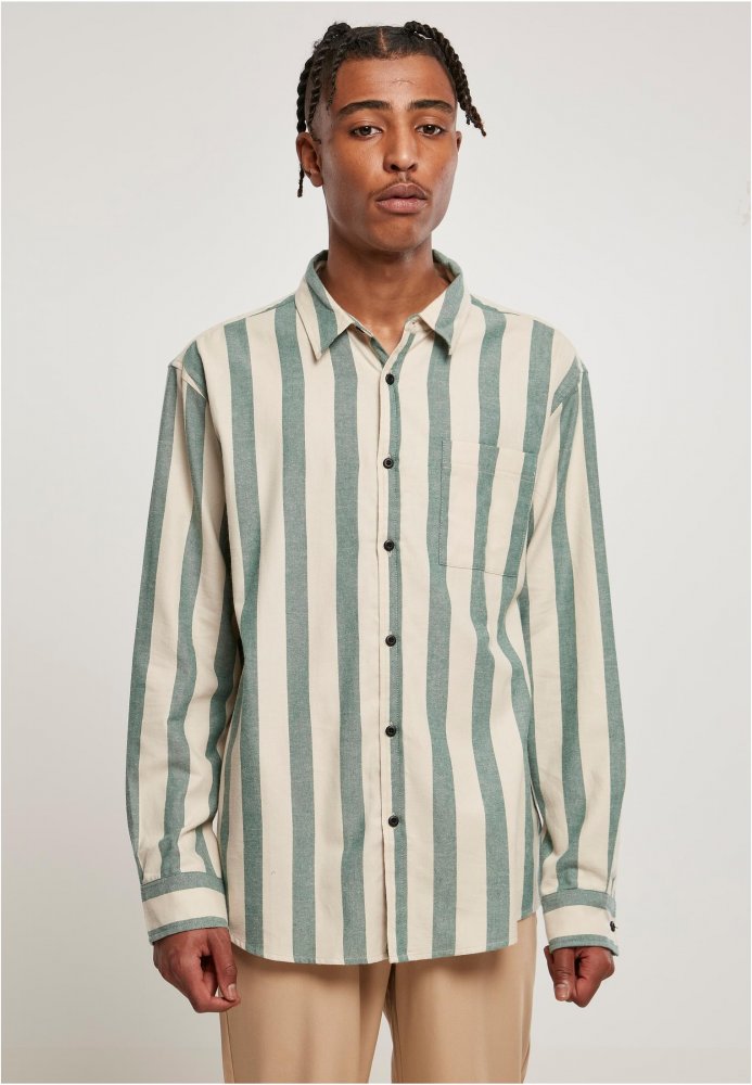 Striped Shirt - greenlancer/softseagrass M