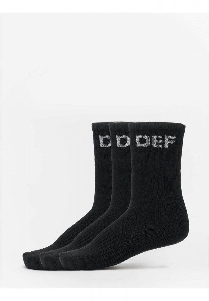 DEF 3-Pack Socks White 39-42