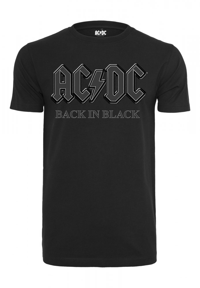 ACDC Back In Black Tee - black L