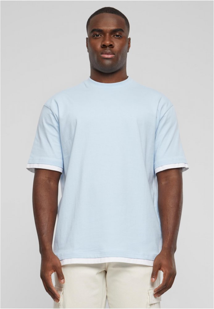 DEF Visible Layer T-Shirt - light blue/white XXL
