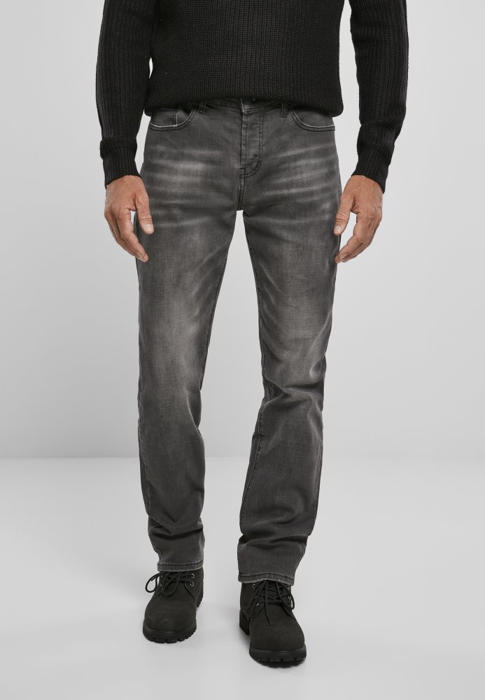 Černé pánské džíny Brandit Rover Denim Jeans 38/34
