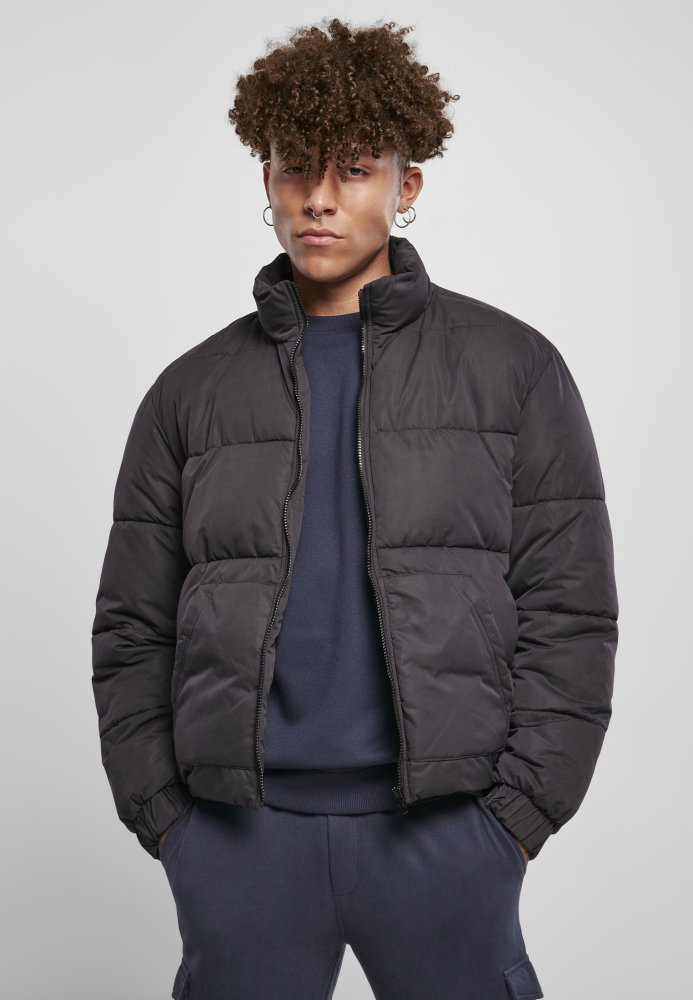 Bunda Urban Classics Cropped Puffer Jacket - black S
