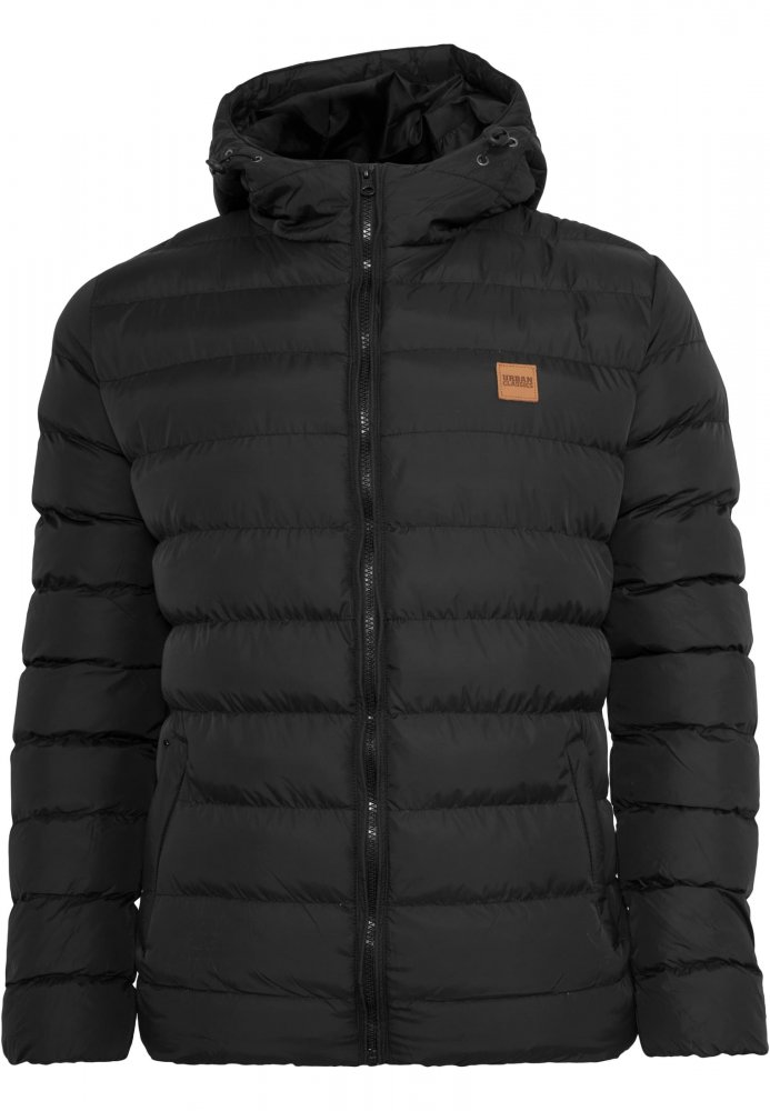 Černá pánská zimní bunda Urban Classics Basic Bubble Jacket 4XL