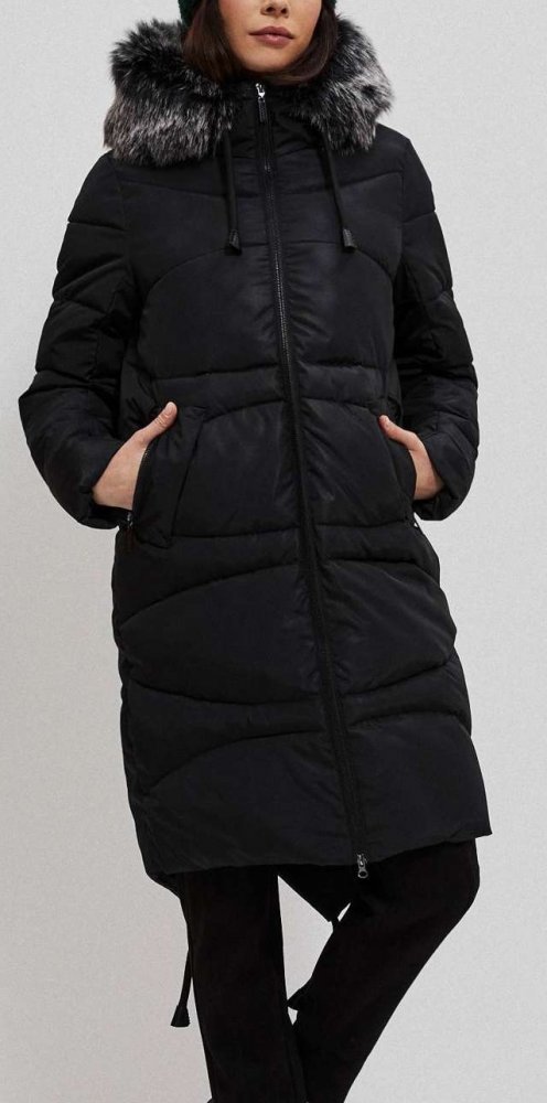 Zimní dámský kabát Moodo Aisha black M