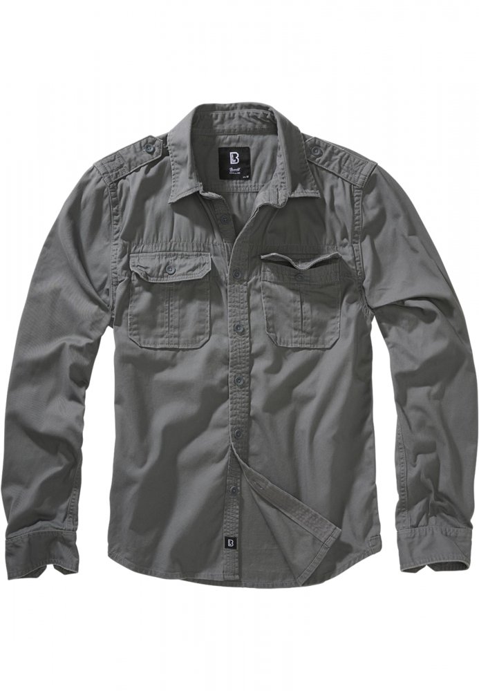 Vintage Shirt - charcoal grey L