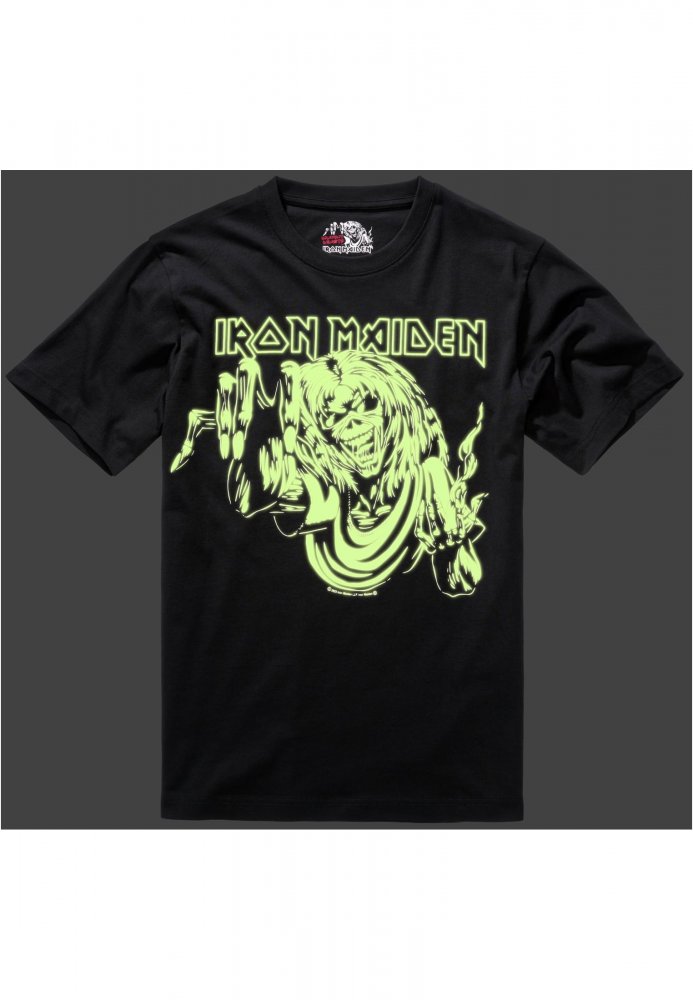 Iron Maiden Tee Shirt Design 3 ( glow in the dark pigment) L