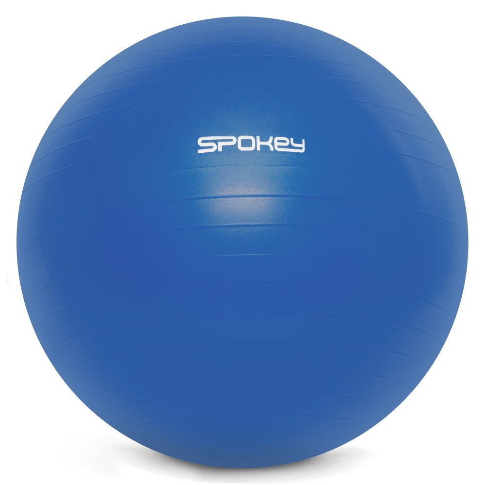 Spokey FITBALL Gymnastický míč 65 cm včetně pumpičky, modrý