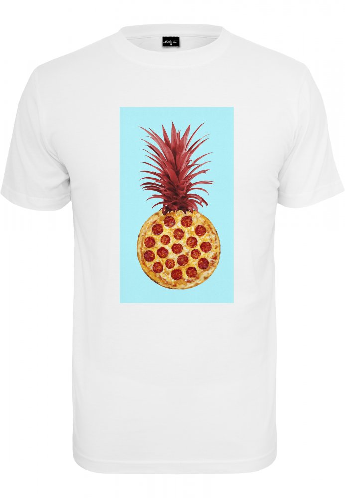Pizza Pineapple Tee - white XXL