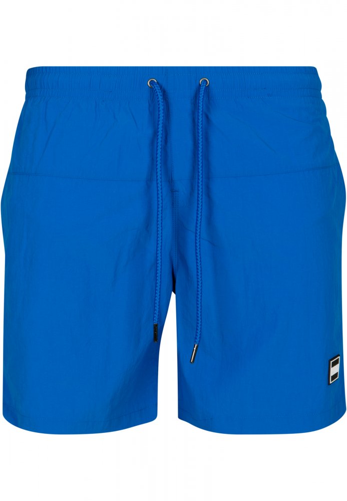 Pánské koupací kraťasy Urban Classics Block Swim Shorts - cobalt blue XL