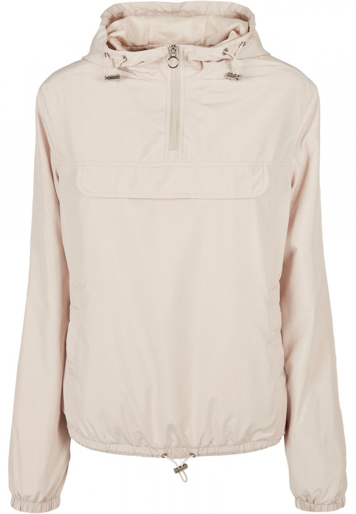 Světle béžová dámská jarní/podzimní bunda Urban Classics Ladies Basic Pullover XL