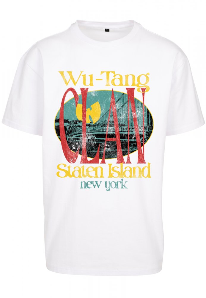 Bílé pánské tričko Mister Tee Wu Tang Staten Island M