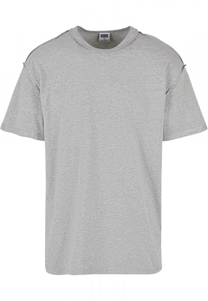 Oversized Inside Out Tee - grey S