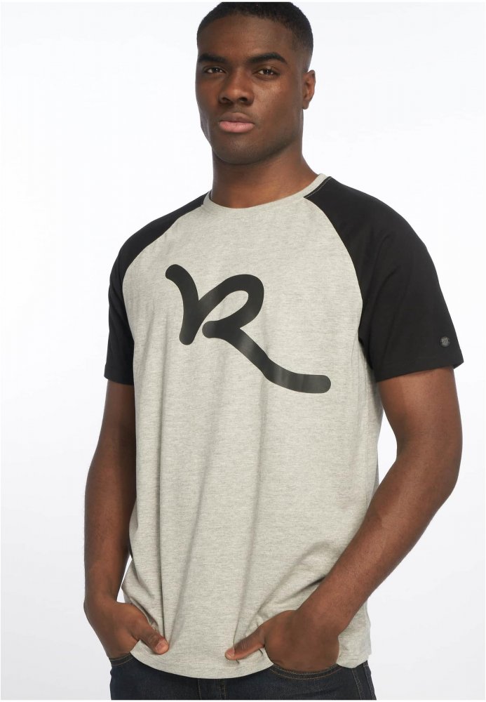 Rocawear T-Shirt - grey melange/black M
