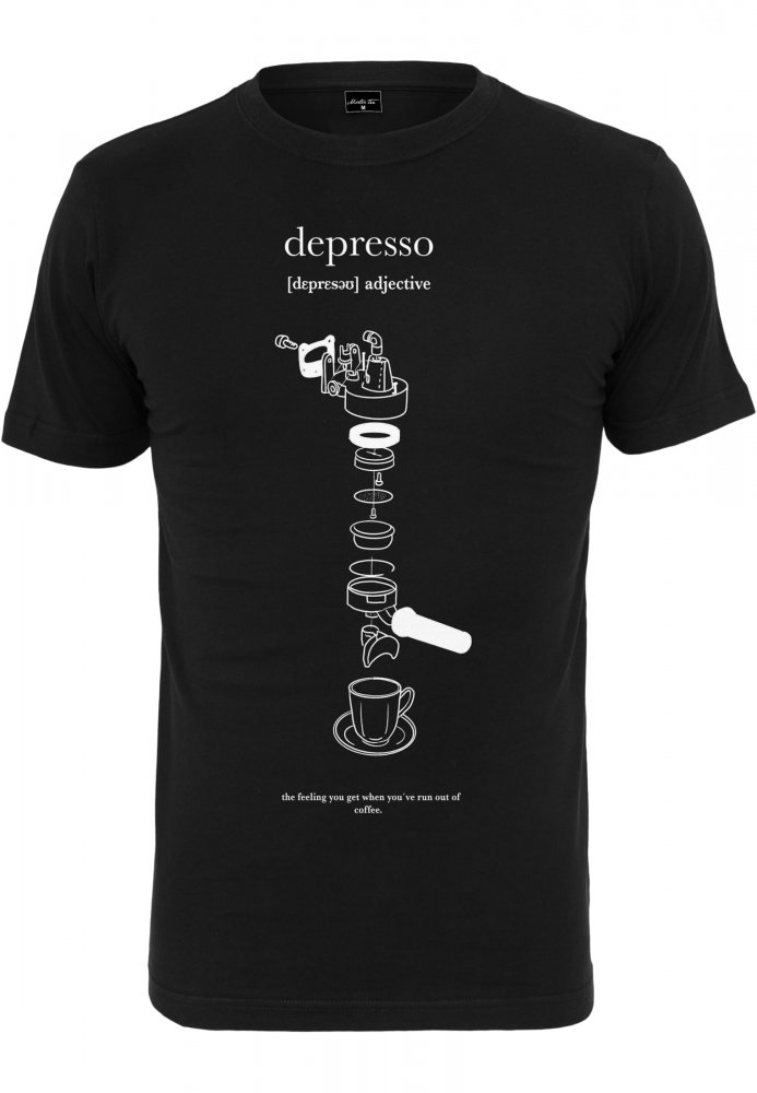 Depresso Tee - black M