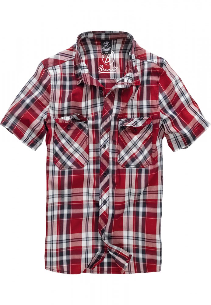 Pánská košile Brandit Roadstar Shirt - red 3XL