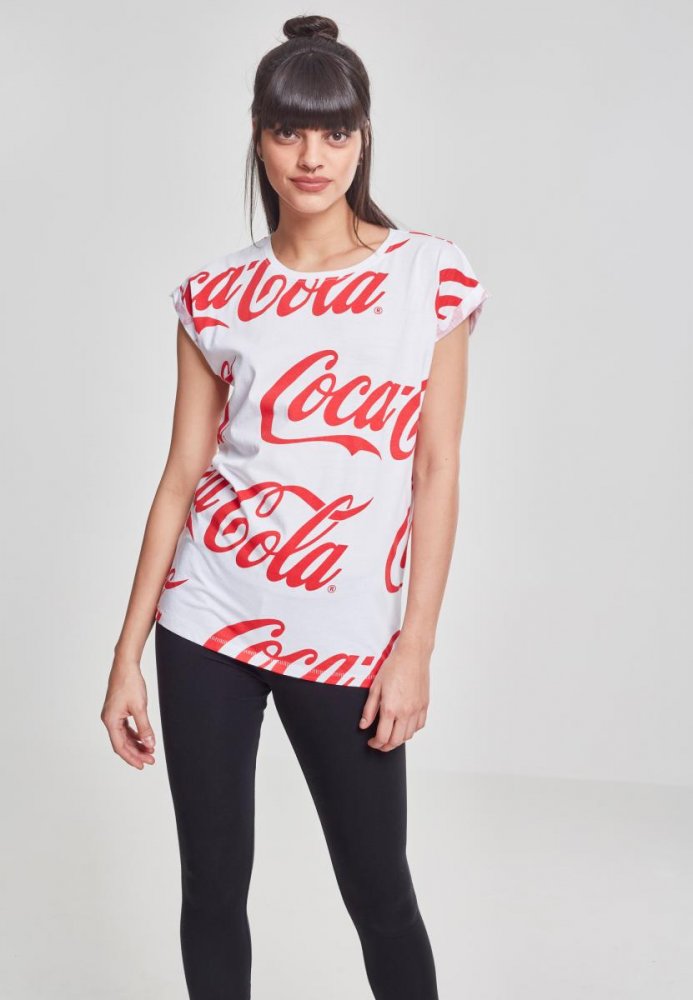 Ladies Coca Cola AOP Tee XS