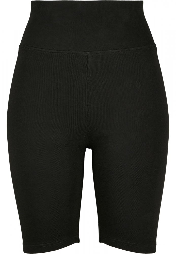 Ladies High Waist Cycle Shorts - black 5XL