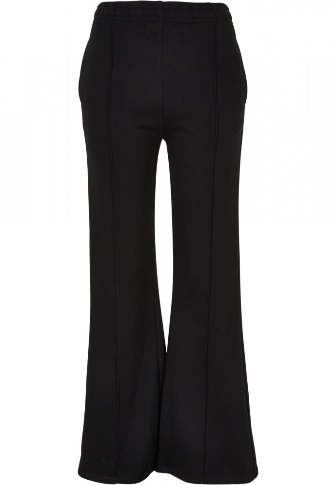 Ladies Flared Pin Tuck Terry Pants L