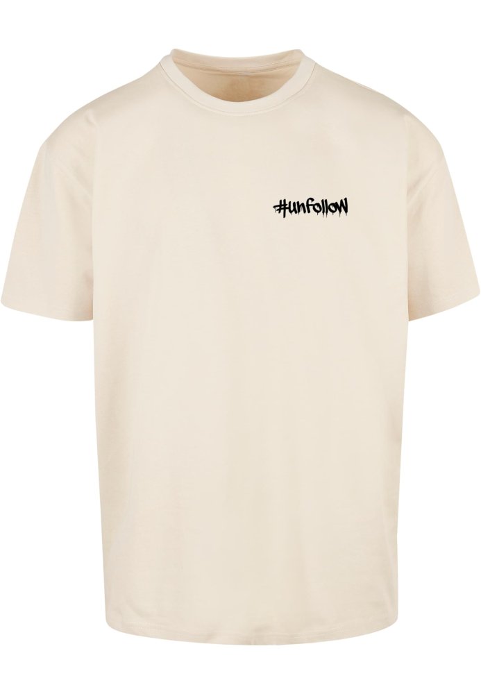 Unfollow front X Oversize Tee - sand XL