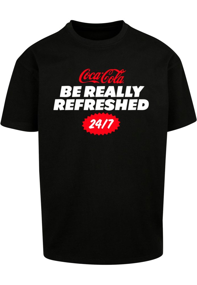 Coca Cola Refreshed Oversize Tee - black XL