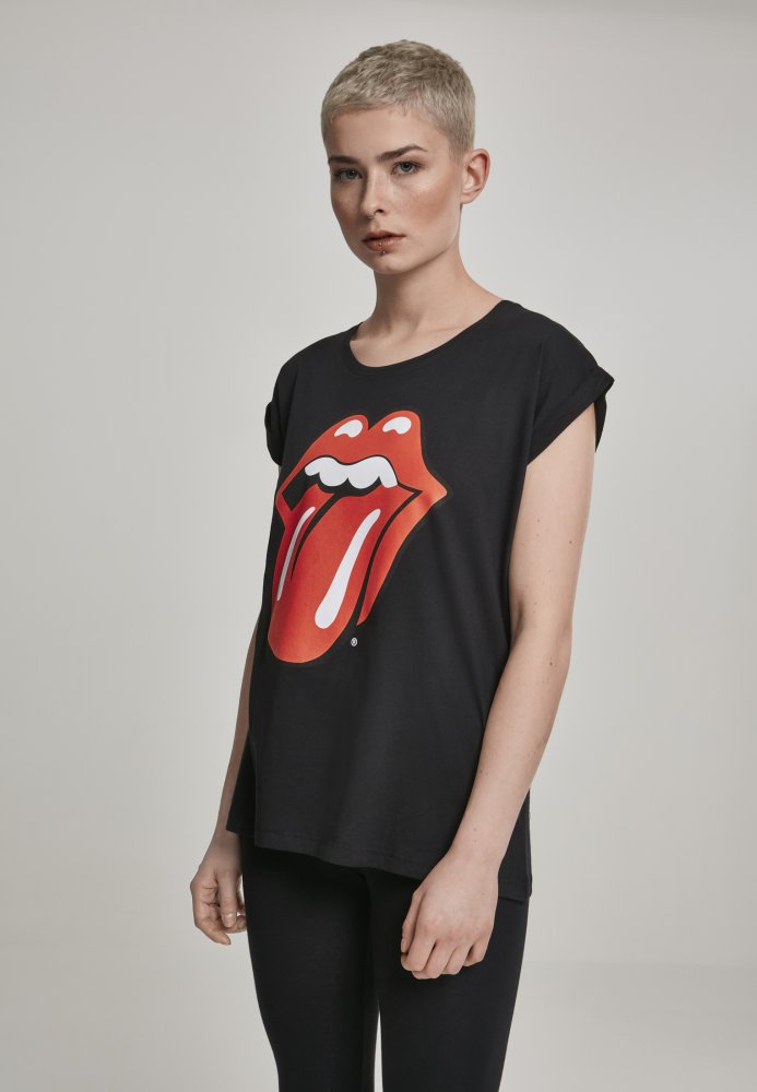 Ladies Rolling Stones Tongue Tee L